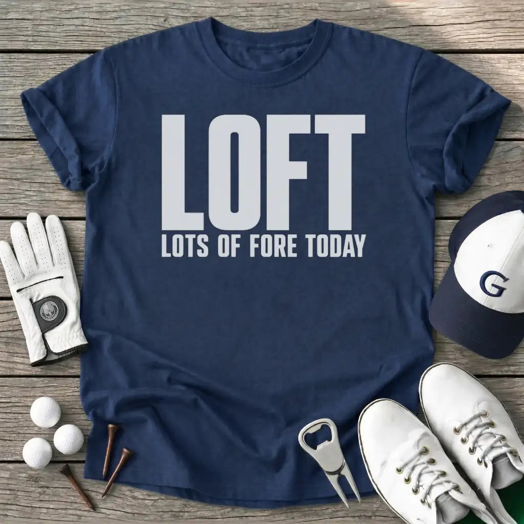 Loft Lots Fore Today T-Shirt in Navy