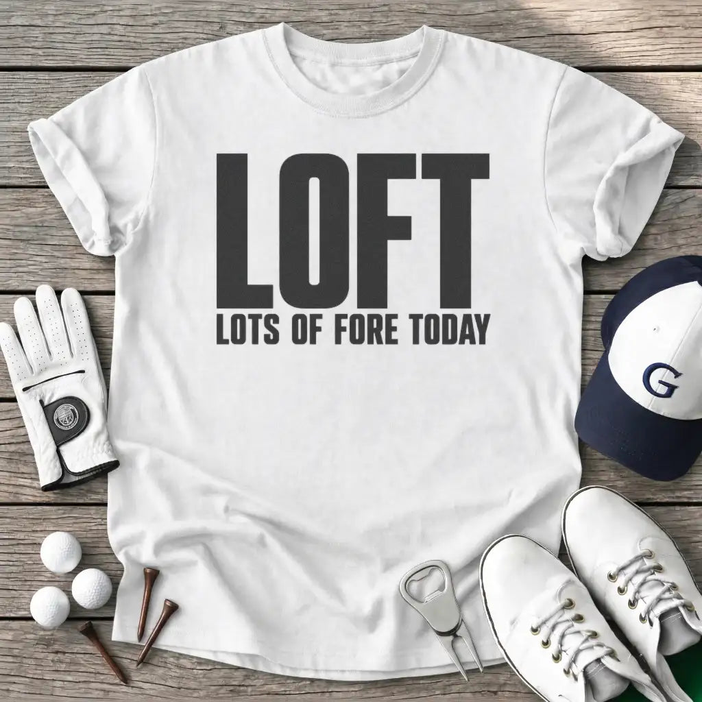 Loft Lots Fore Today T-Shirt in White
