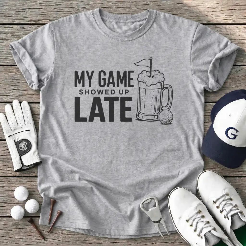 Game Showed Late T-Shirt in Sport Grey