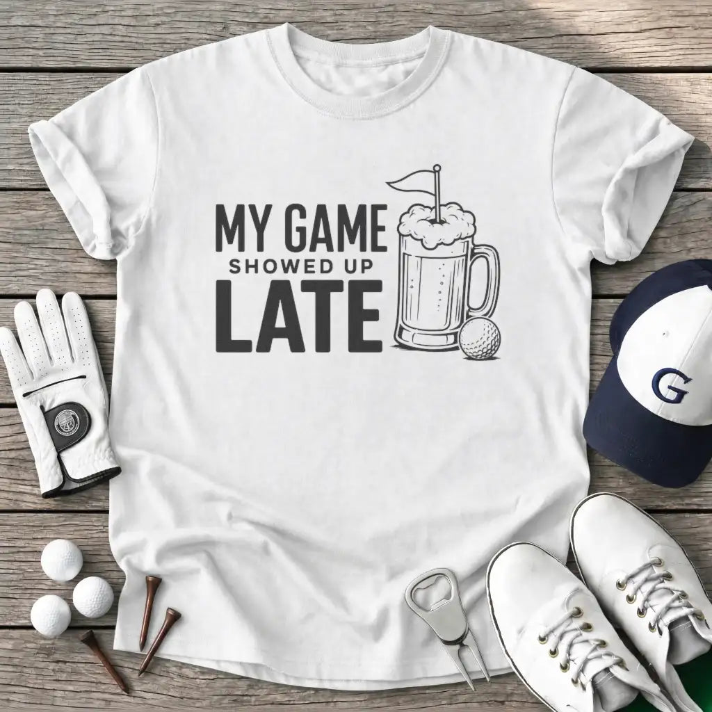 Game Showed Late T-Shirt in White