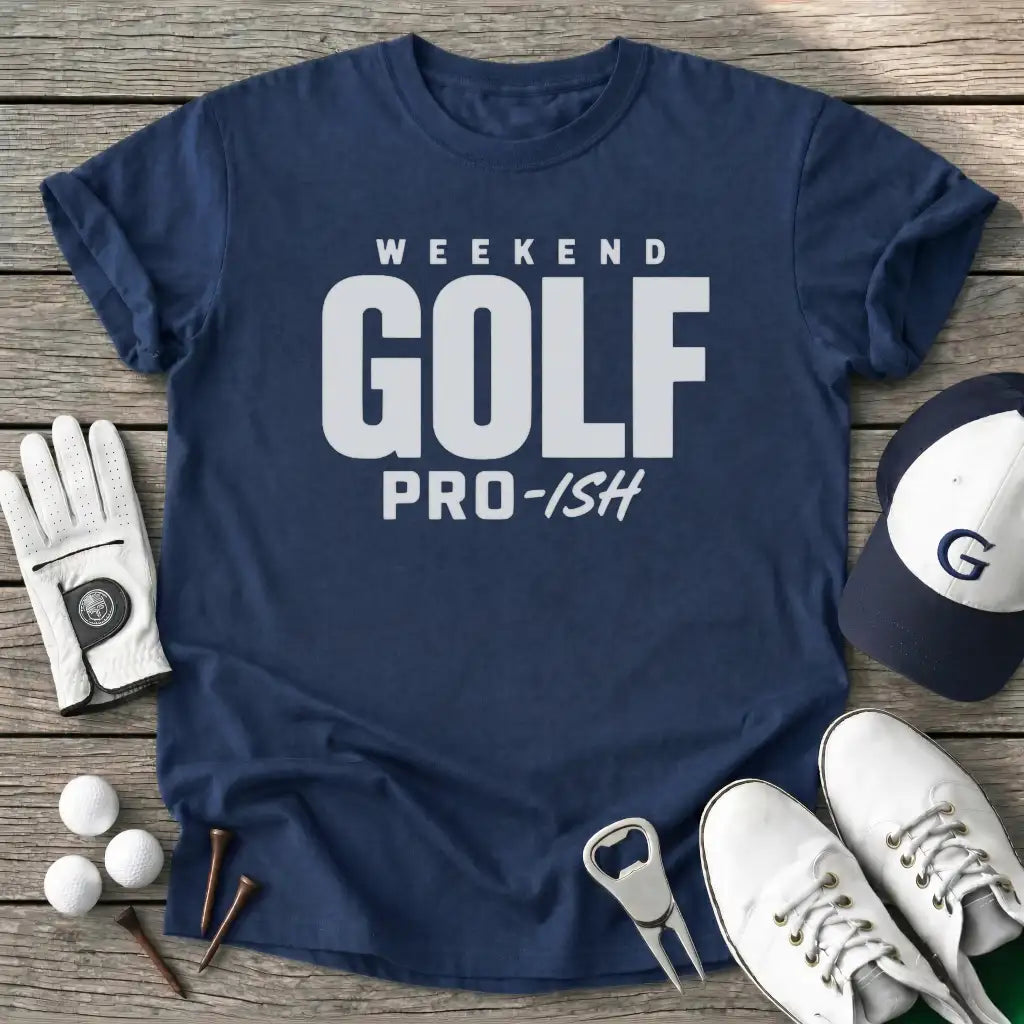 Weekend Golf Proish T-Shirt in Navy