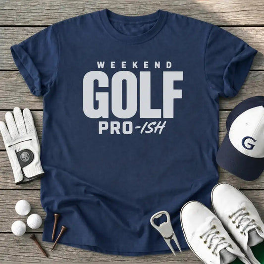 Weekend Golf Proish T-Shirt in Navy