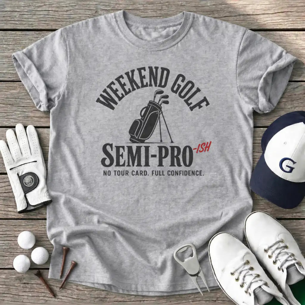 Weekend Golf T-Shirt in Sport Grey