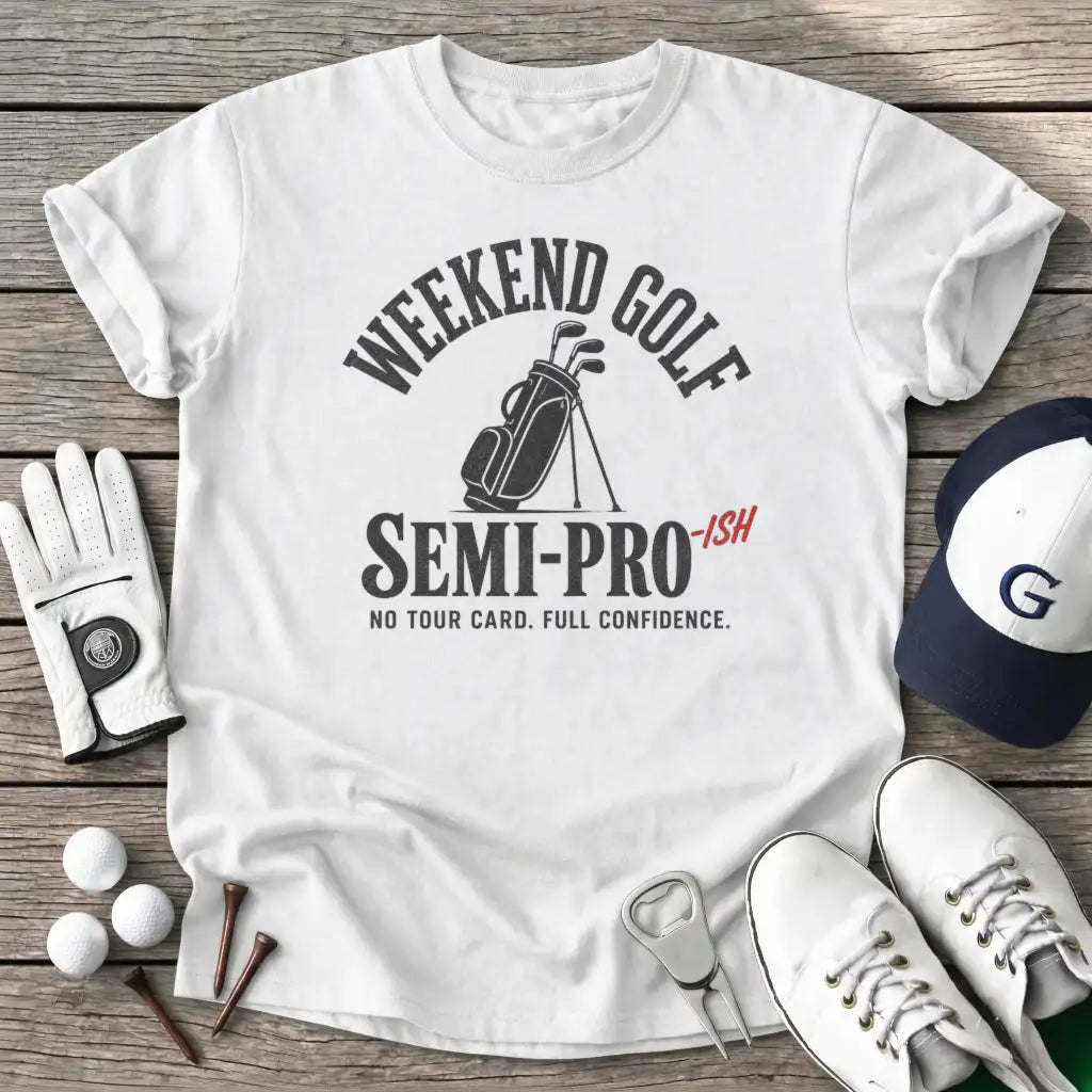 Weekend Golf T-Shirt in White