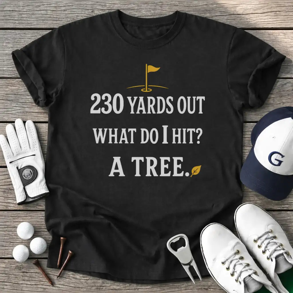 Yards Out What Hit T-Shirt in Black