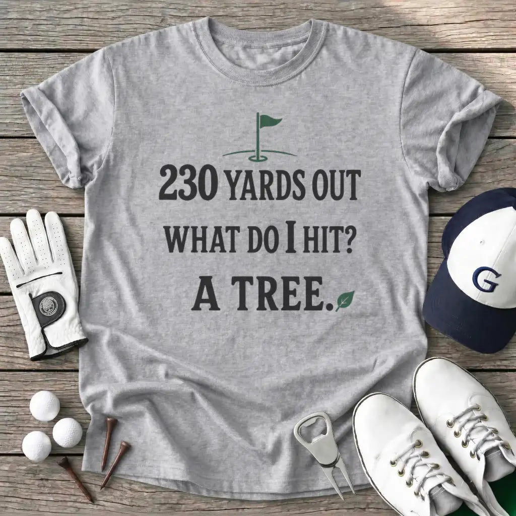 Yards Out What Hit T-Shirt in Sport Grey