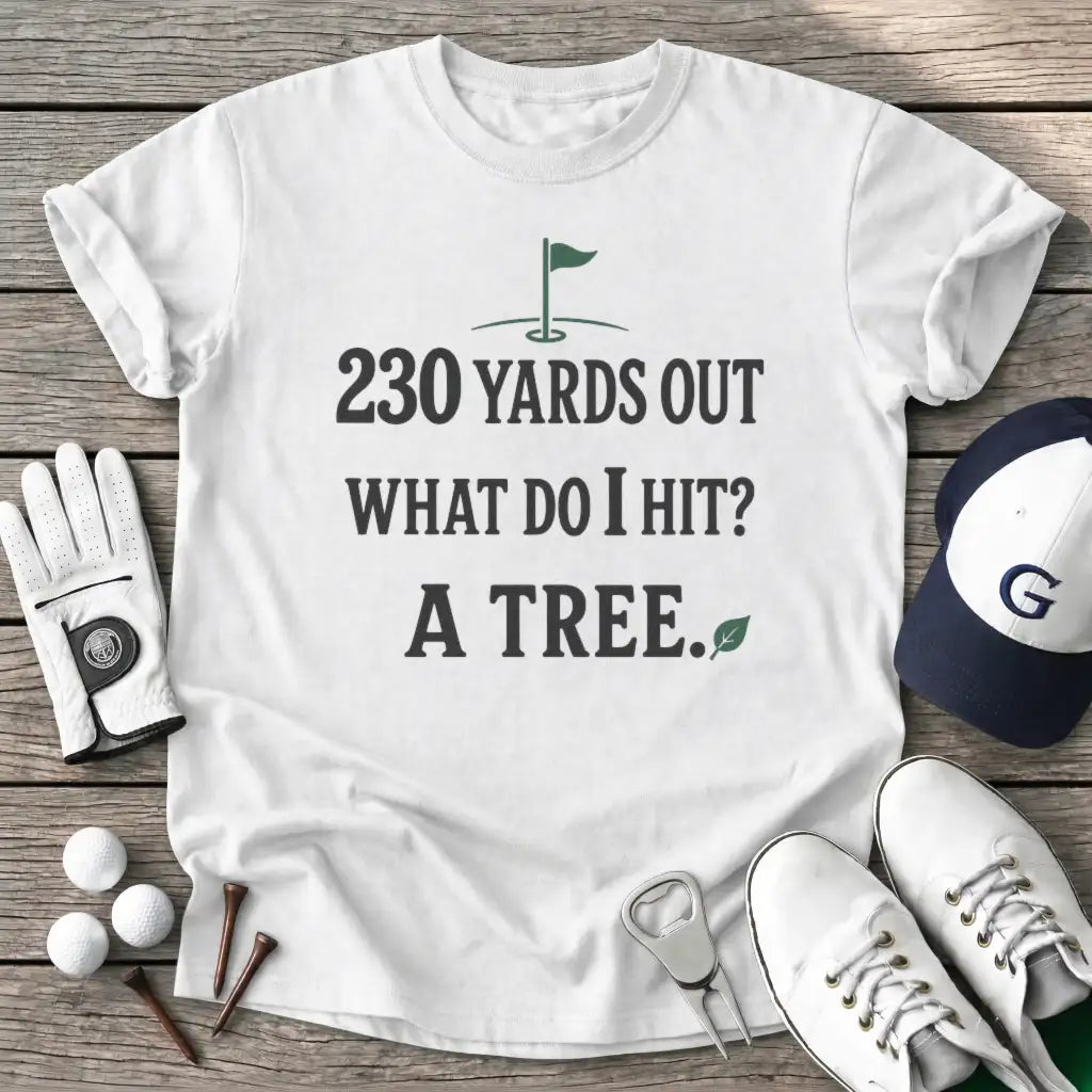 Yards Out What Hit T-Shirt in White