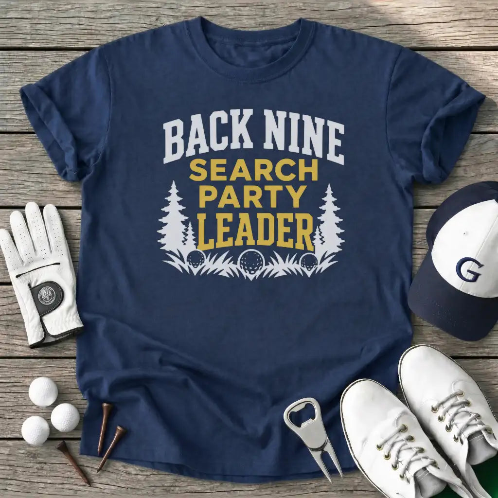 Back Nine Search T-Shirt in Navy