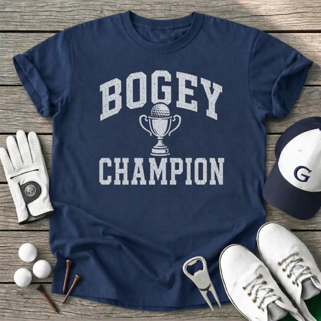 Bogey Champion T-Shirt in Navy