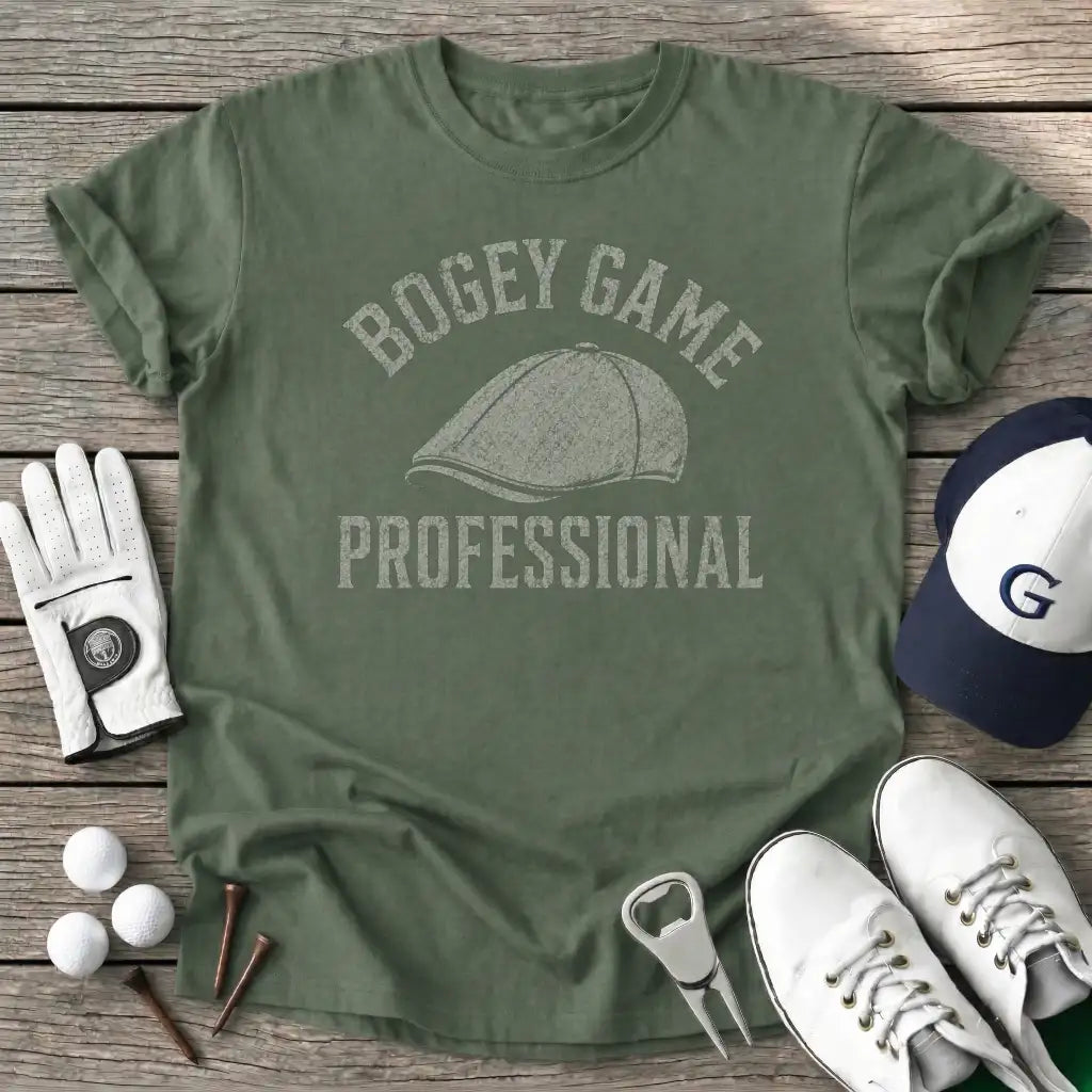 Bogey Game T-Shirt in Military Green
