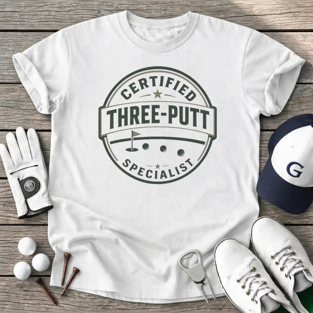 Certified Threeputt T-Shirt in White