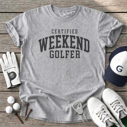Golfer Certified T-Shirt in Sport Grey