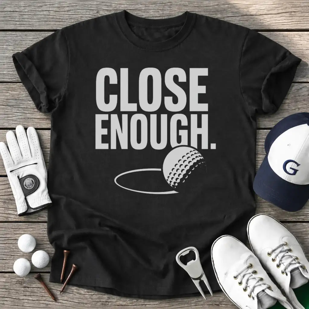 Close Enough T-Shirt in Black