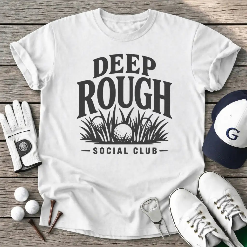 Deep Rough Social T-Shirt in White