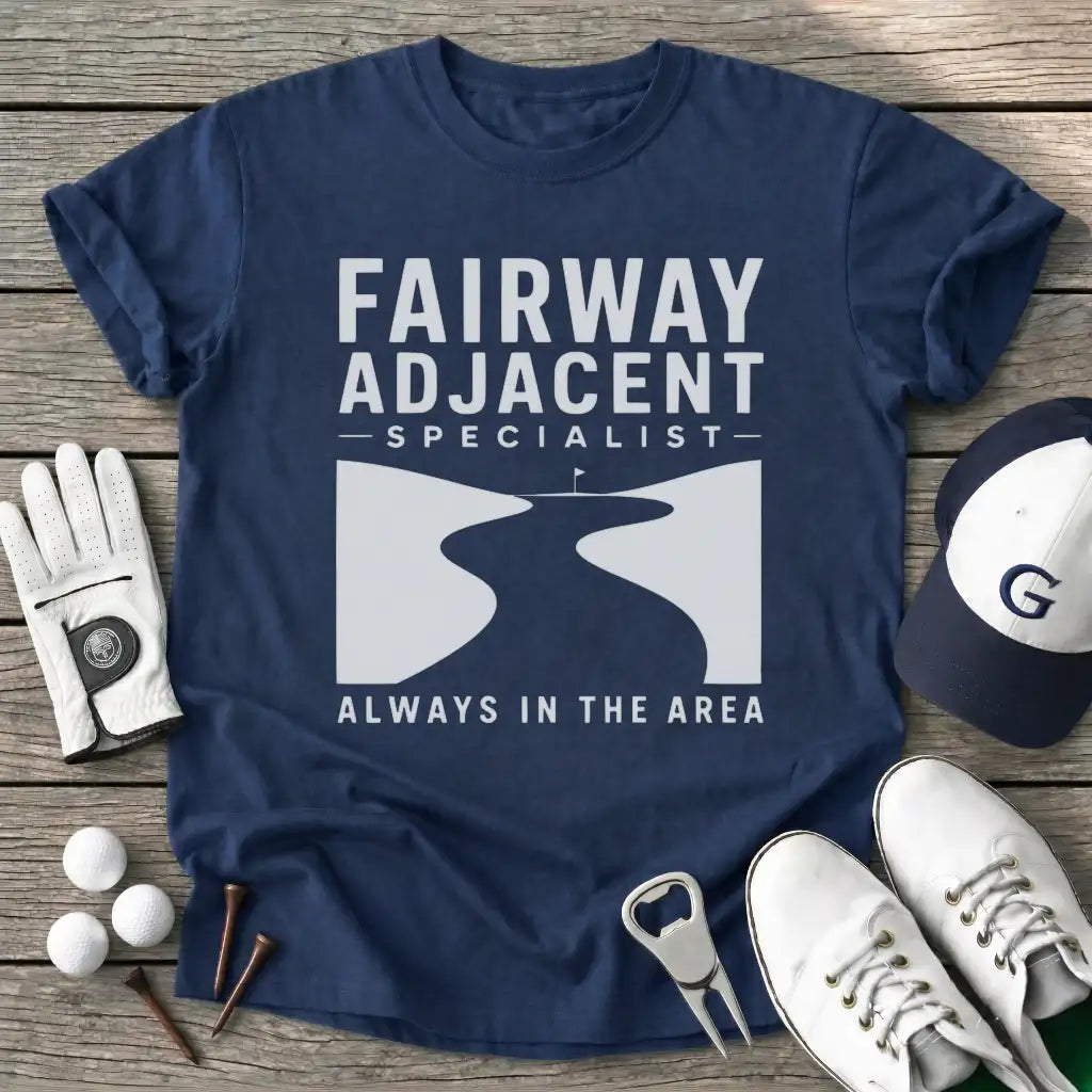Fairway Adjacent T-Shirt in Navy