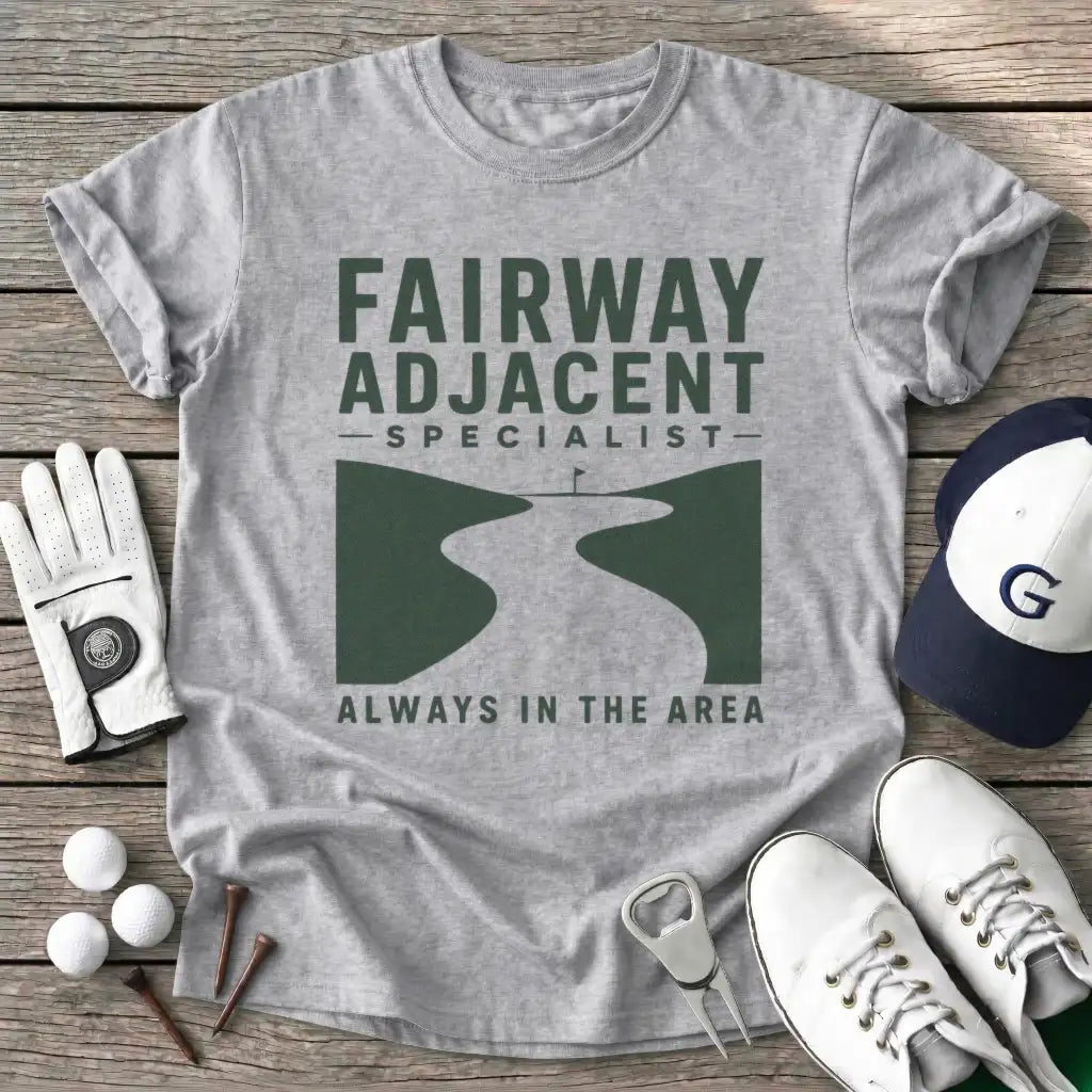 Fairway Adjacent T-Shirt in Sport Grey