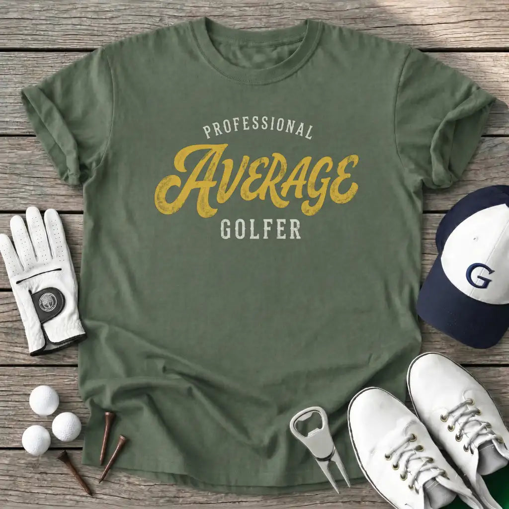 Flat Professional T-Shirt in Military Green