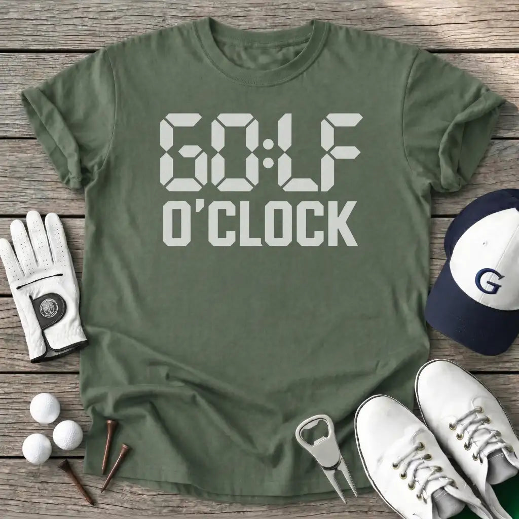Golf Oclock T-Shirt in Military Green