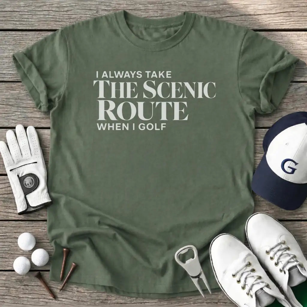 Always Take The T-Shirt in Military Green