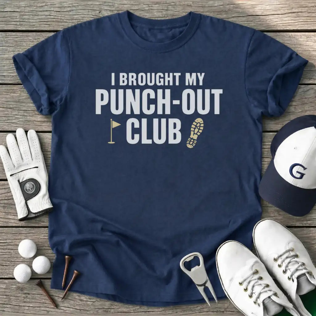 Brought Punchout T-Shirt in Navy