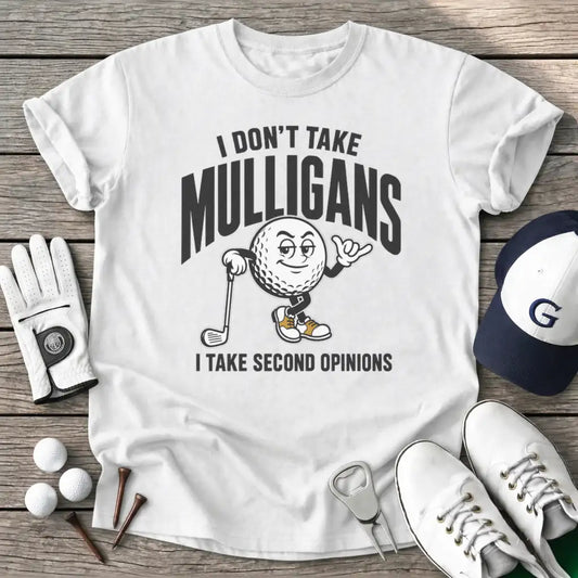 Dont Take Mulligans T-Shirt in White