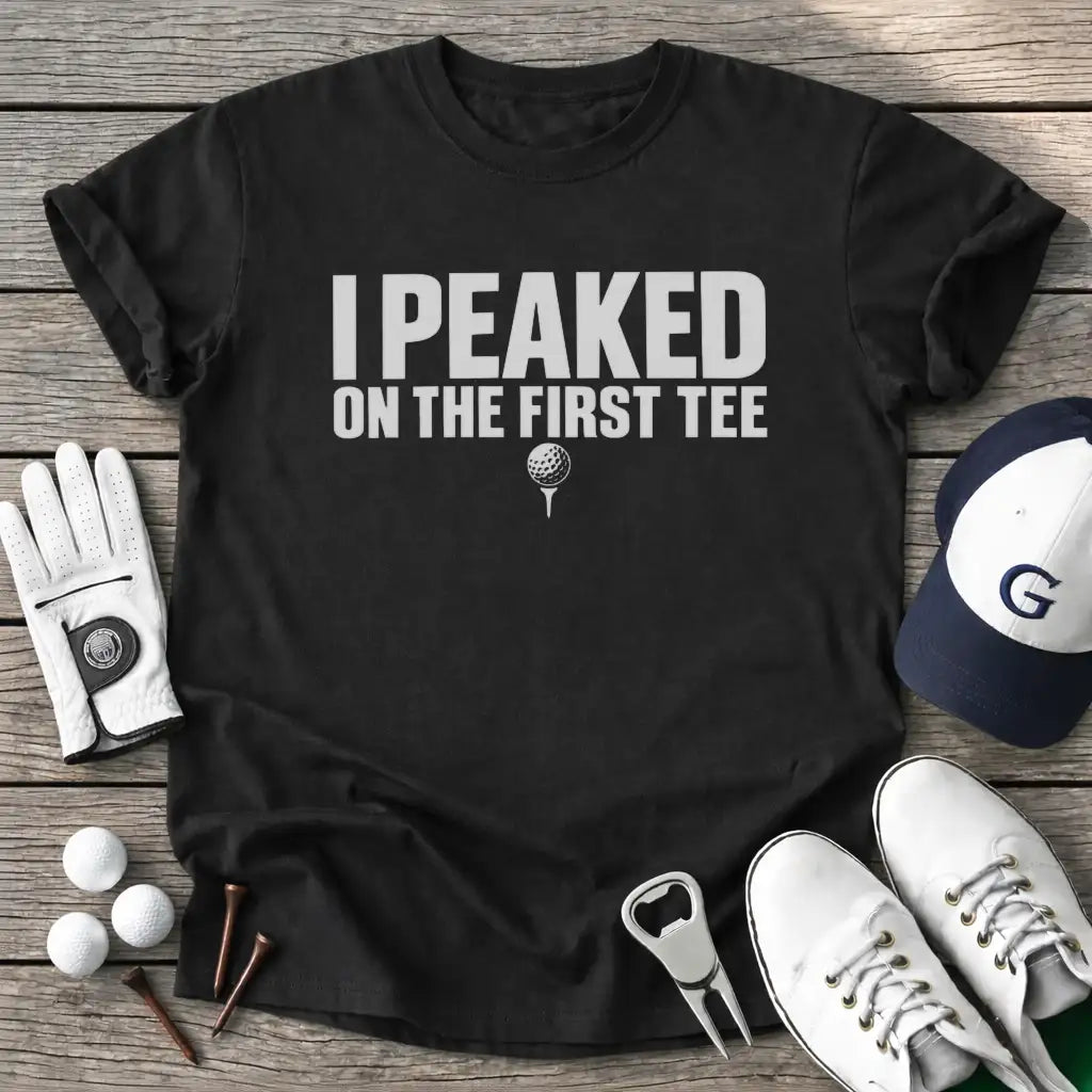 Peaked The First Tee T-Shirt in Black