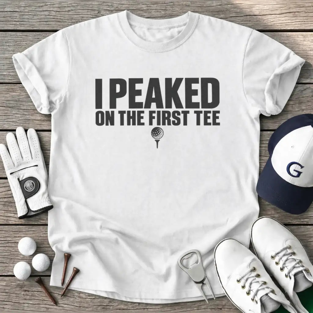 Peaked The First Tee T-Shirt in White