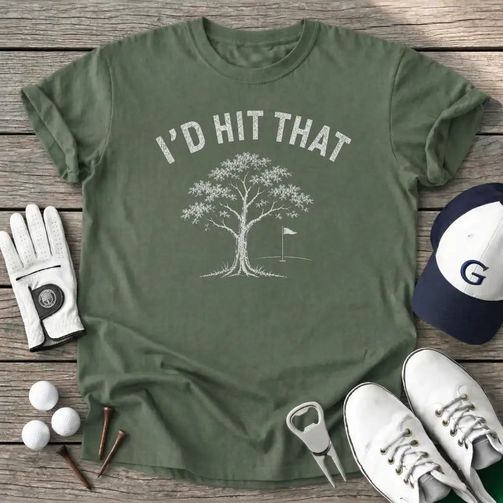 Hit That T-Shirt in Military Green