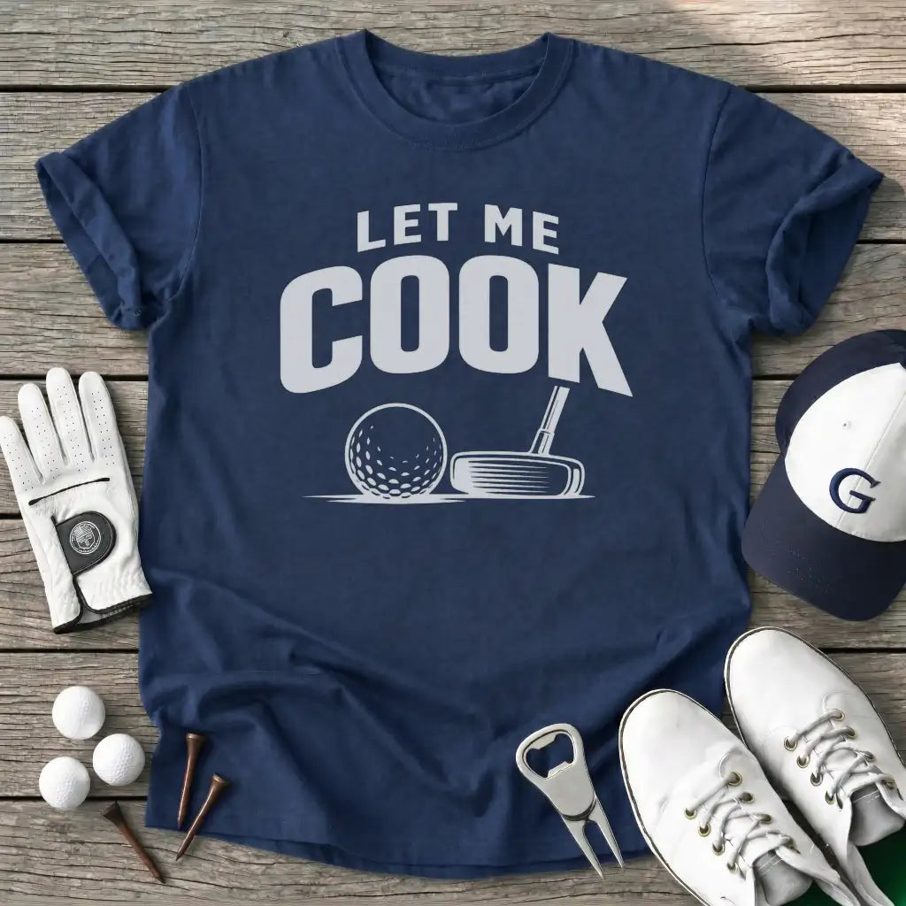 Let Cook T-Shirt in Navy