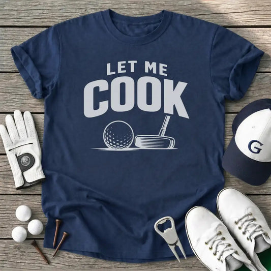 Let Cook T-Shirt in Navy