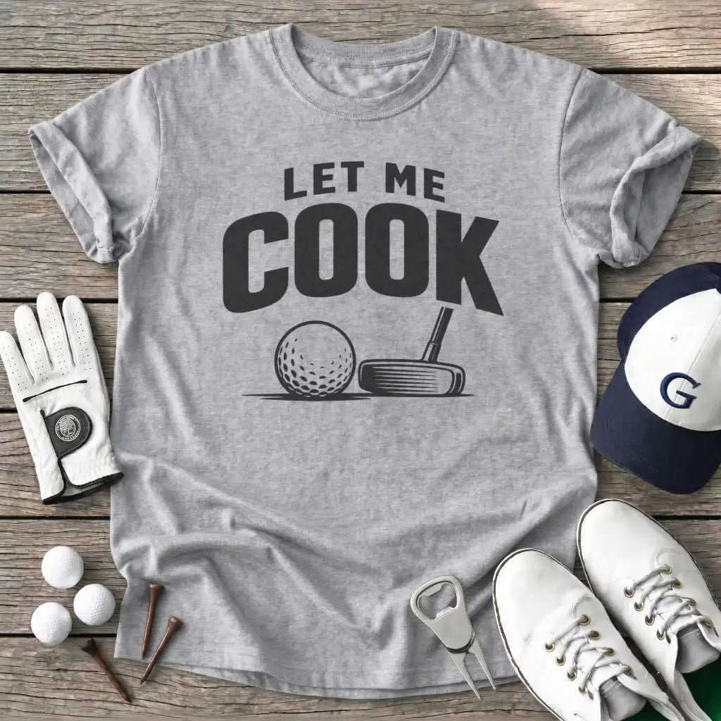 Let Cook T-Shirt in Sport Grey
