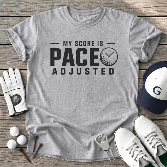 Score Pace Adjusted T-Shirt in Sport Grey