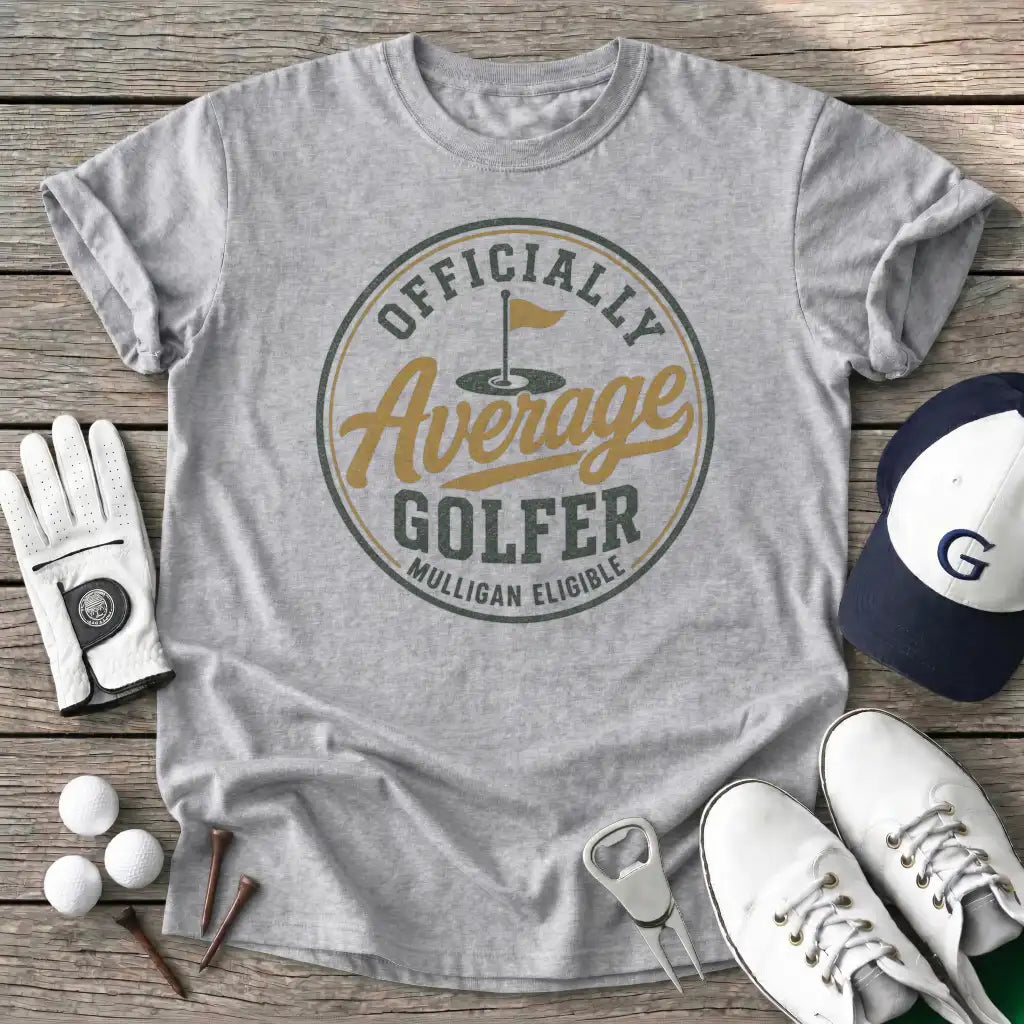 Officially Average T-Shirt in Sport Grey