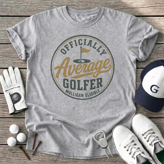 Officially Average T-Shirt in Sport Grey