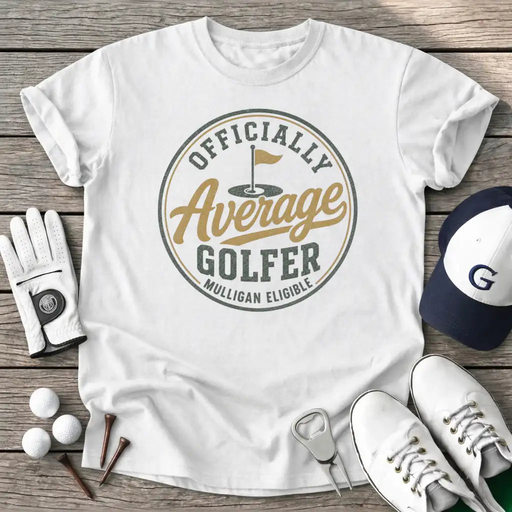 Officially Average T-Shirt in White