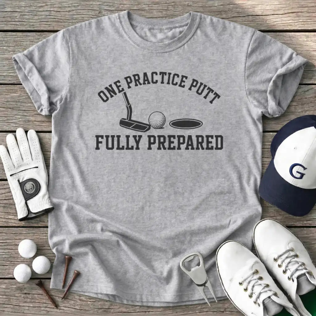 One Practice Putt T-Shirt in Sport Grey