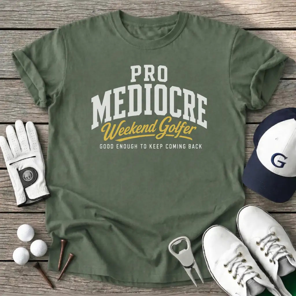 Pro Mediocre T-Shirt in Military Green