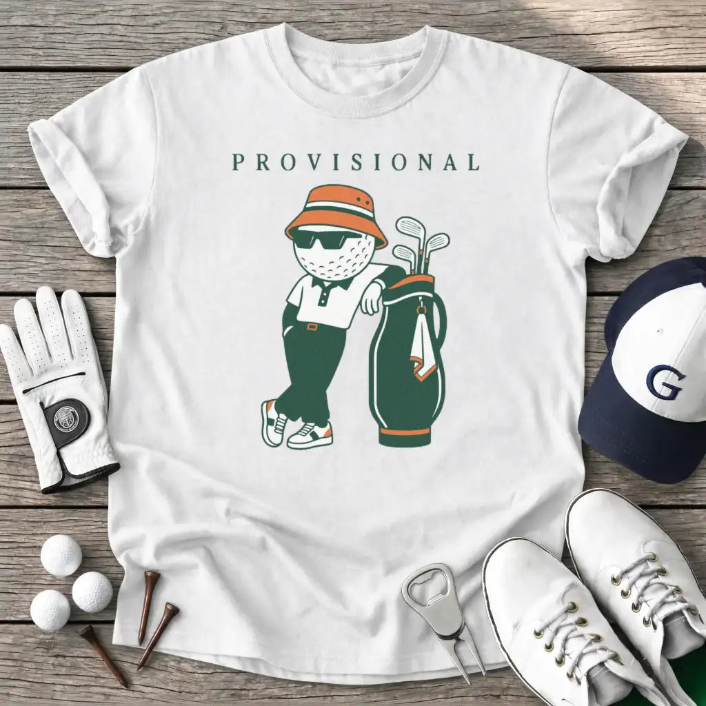 Provisional Golfer T-Shirt in White