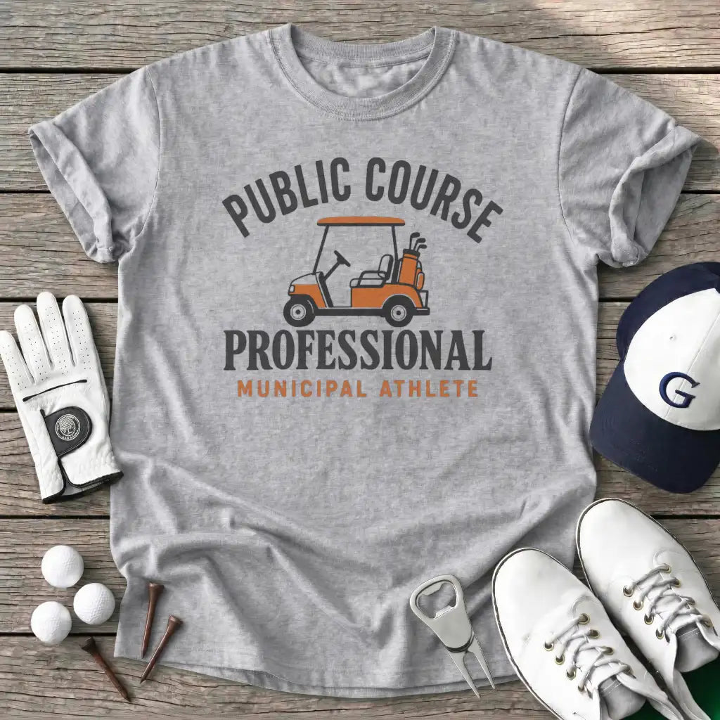 Public Course T-Shirt in Sport Grey