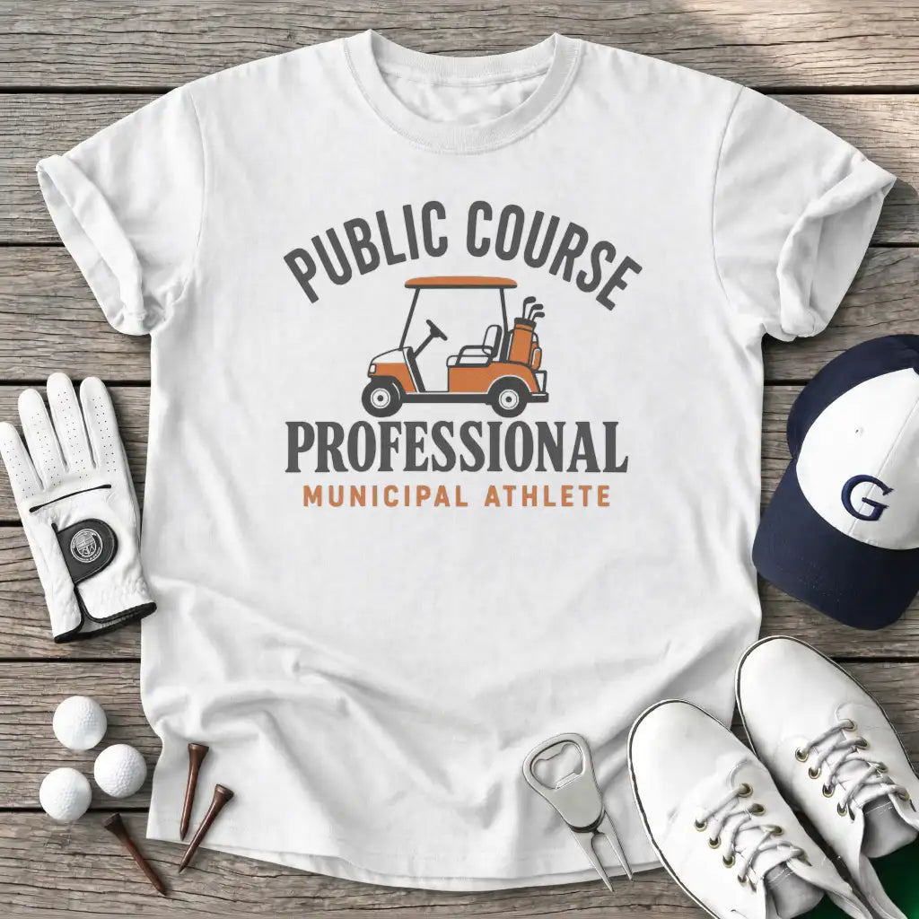 Public Course T-Shirt in White