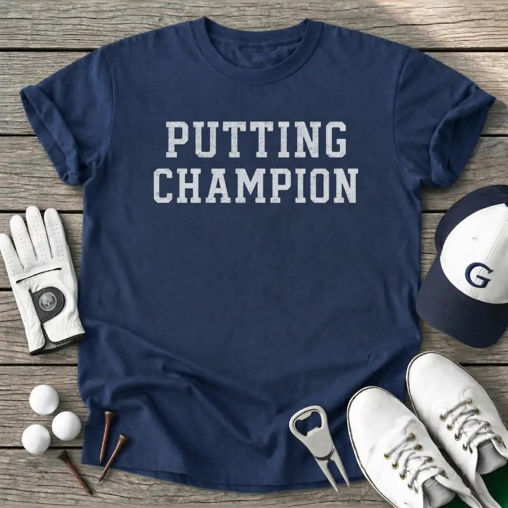 Putting Champion T-Shirt in Navy