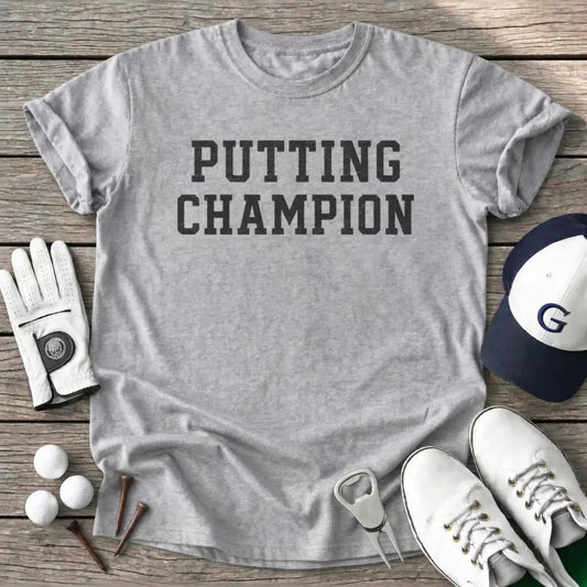 Putting Champion T-Shirt in Sport Grey