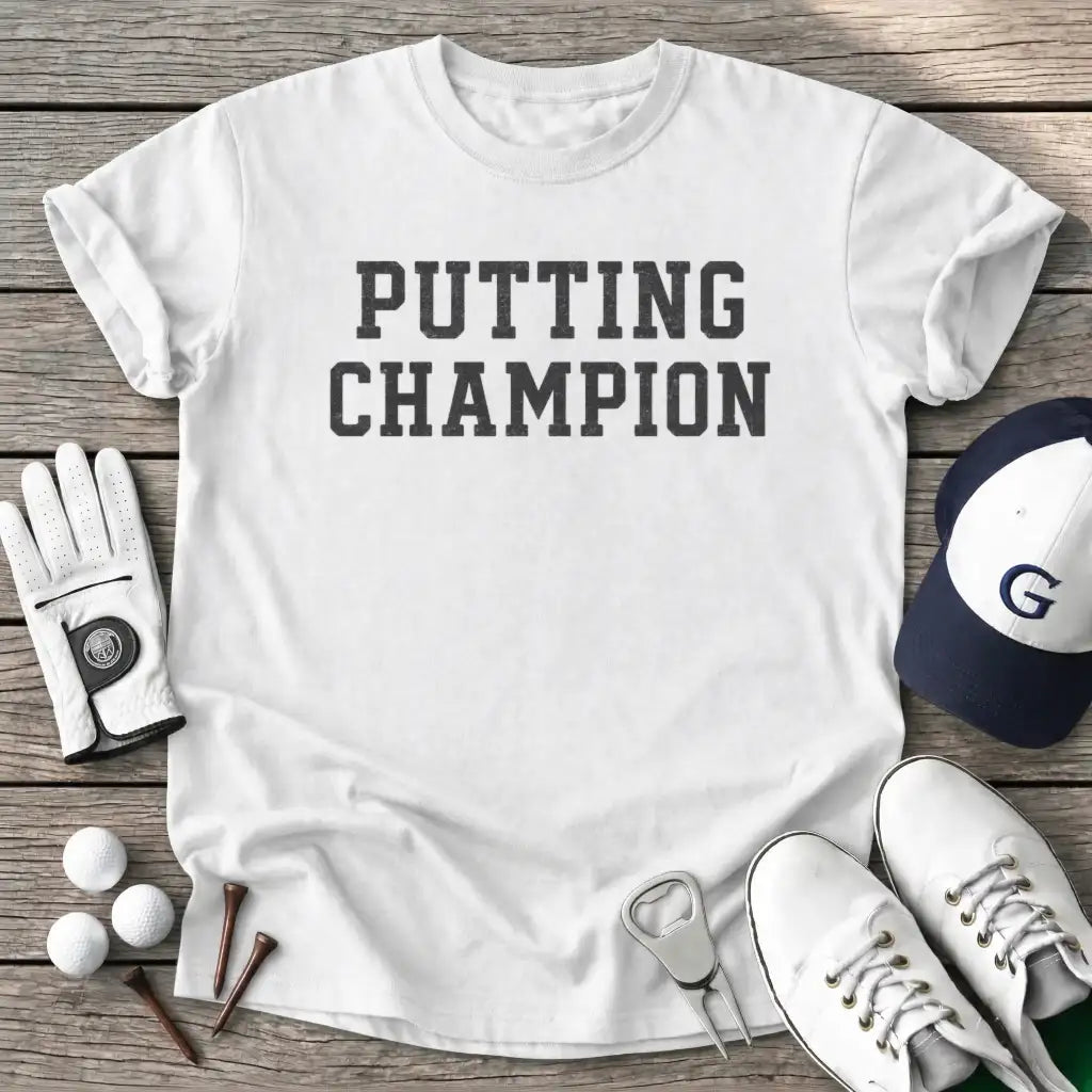 Putting Champion T-Shirt in White