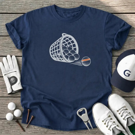 Range Ball Escape T-Shirt in Navy