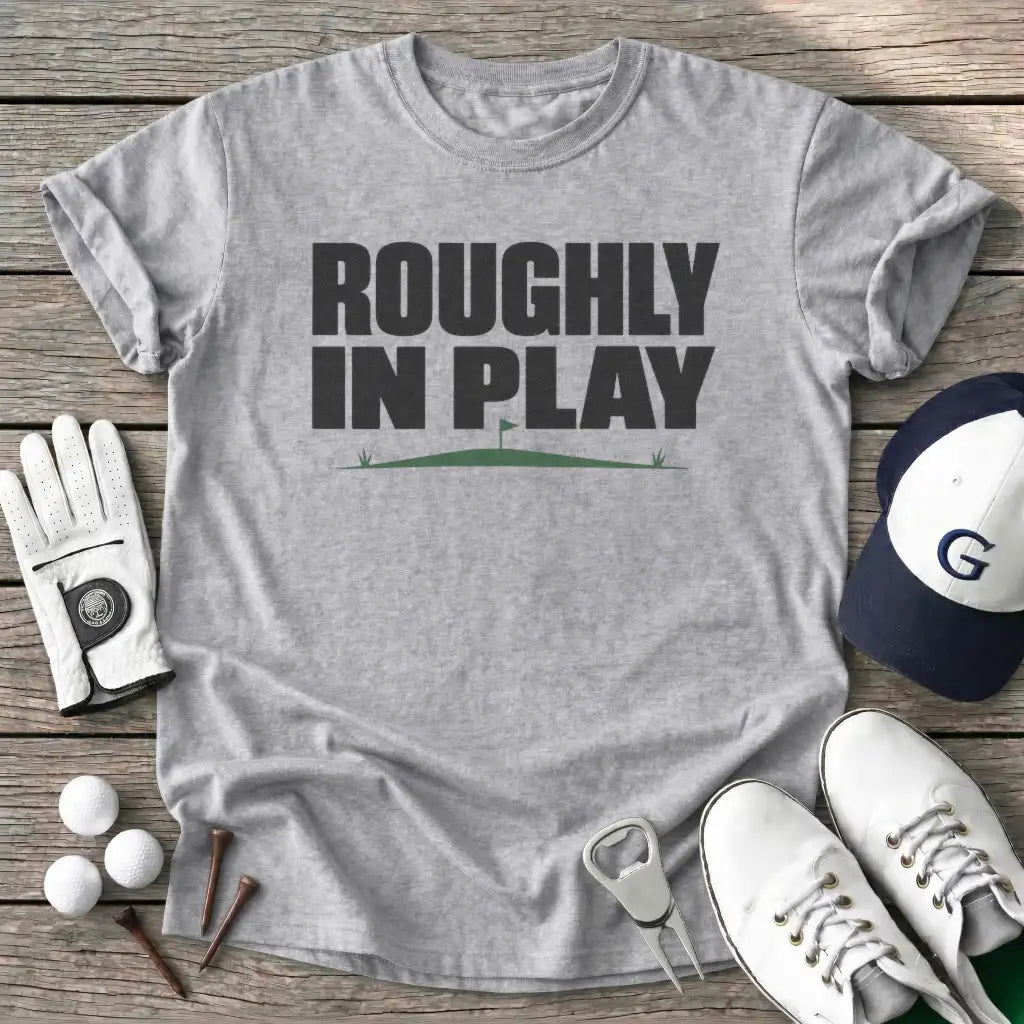 Roughly Play T-Shirt in Sport Grey