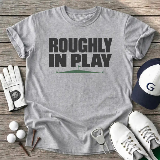 Roughly Play T-Shirt in Sport Grey