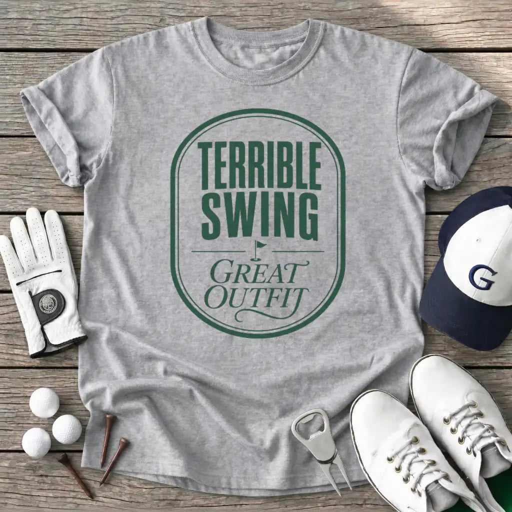 Terrible Swing T-Shirt in Sport Grey