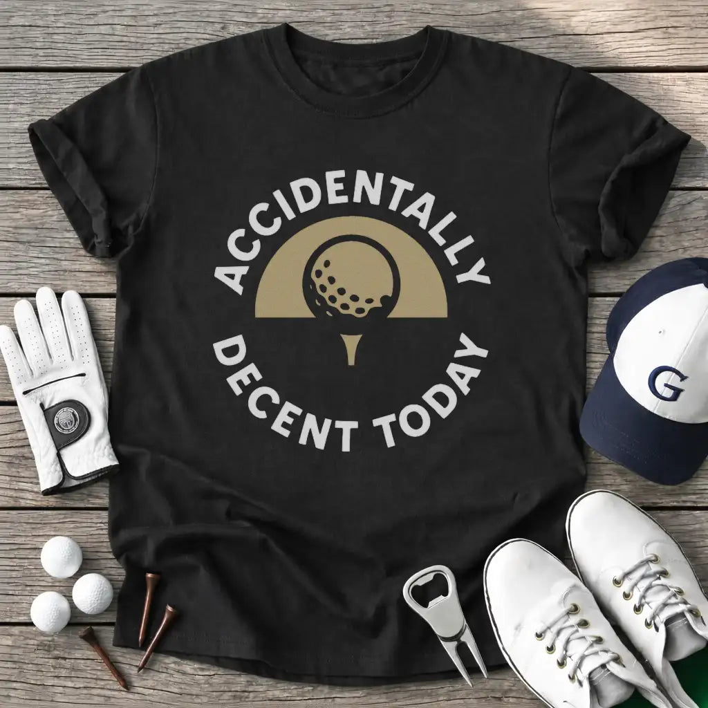 Black / S Accidentally Decent T-Shirt