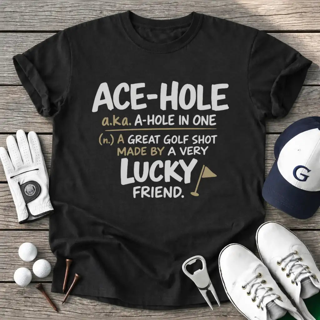Black / S Acehole Aka Ahole T-Shirt