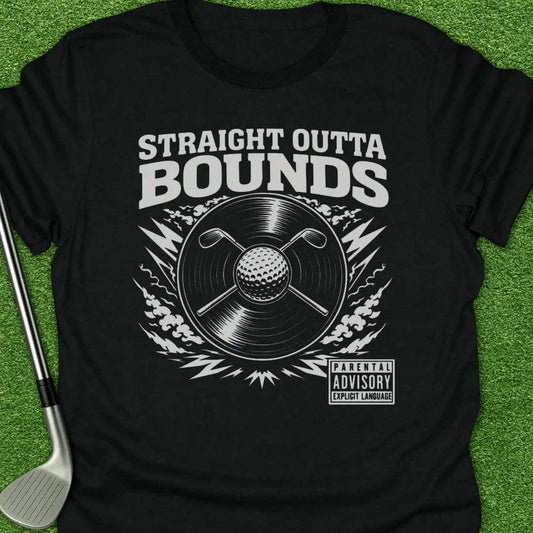 Black / S Album Straight T-Shirt